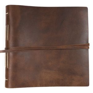 Rustic big idea journal with flap tie